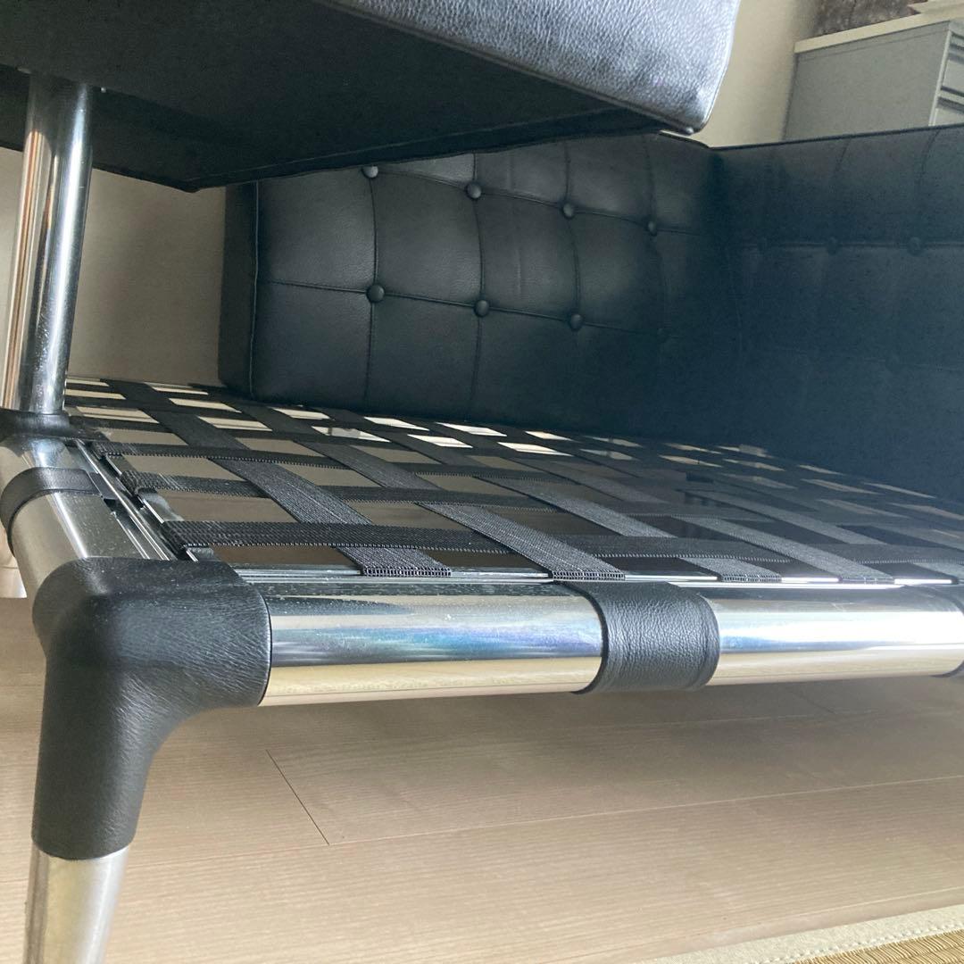 ま*ん様 カッシーナ　黒レザー ソファ