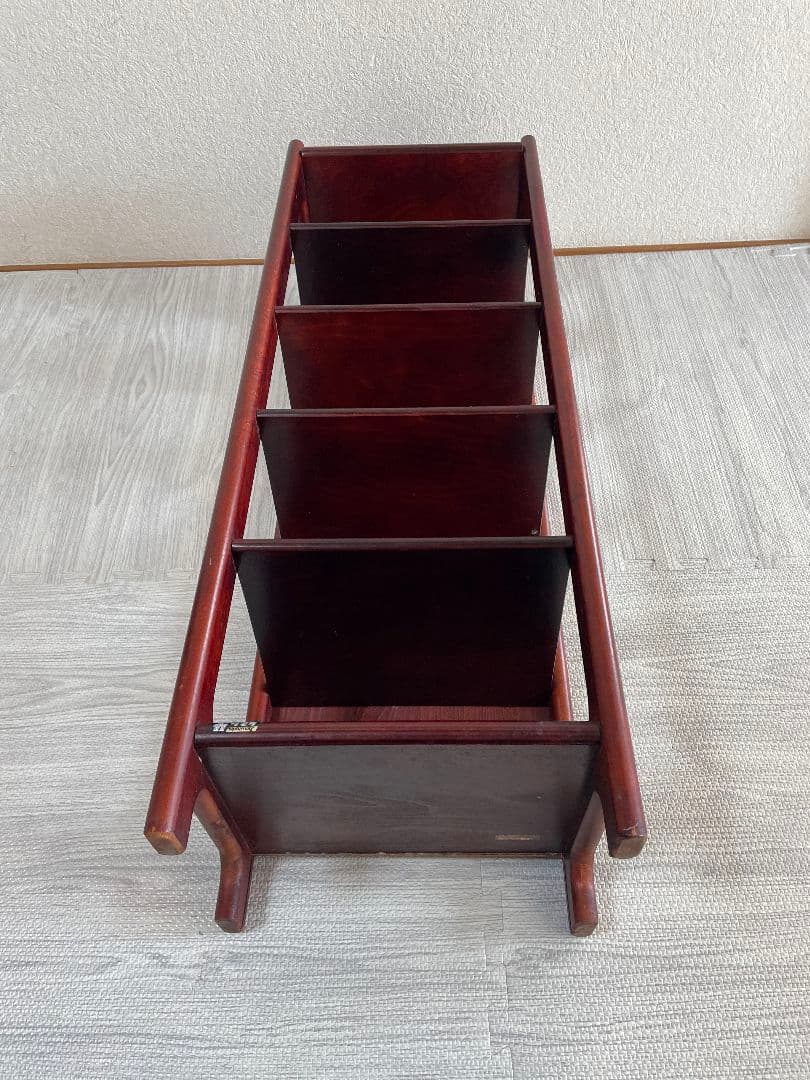 ミーコ　レトロ　karimoku　カリモク家具　スリッパラック　収納