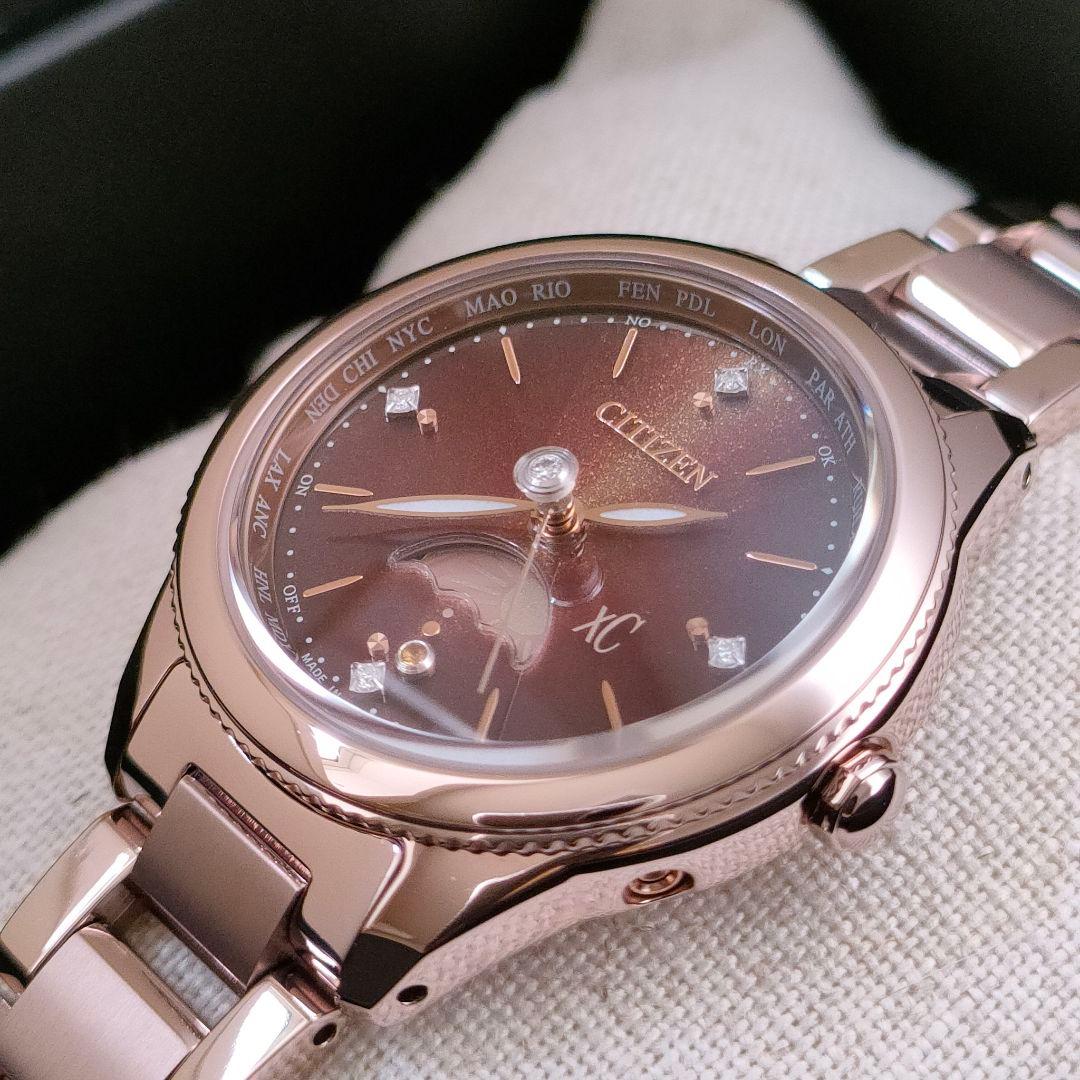 ◆限定◆極美品 CITIZEN XC/ クロスシー 砂時計 電波時計( ルキア