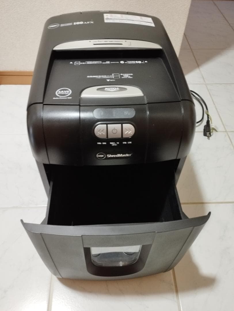 美品・GBC オートフィードシュレッダー 100AFX GCS (使用わずか)
