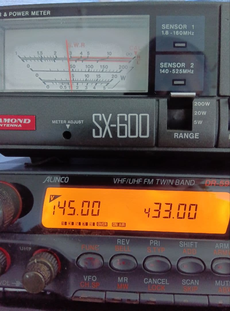 ALINCO DR-599 マイク付き