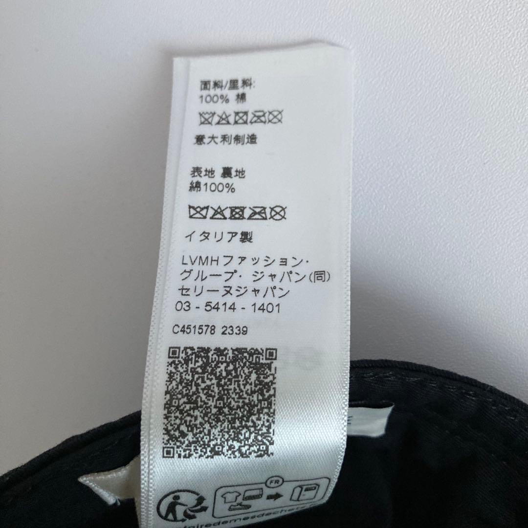 新品　セリーヌ　CELINE キャップ　ロゴ　ブラック　黒　帽子　トリオンフ