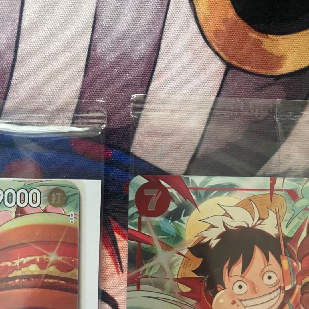 【未開封プロモ】モンキー・D・ルフィ／モスバーガー＆セブンイレブン 計3枚セット