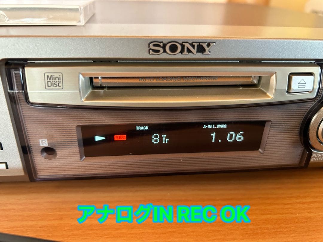 【整備済】SONY MDデッキ MDS-S50