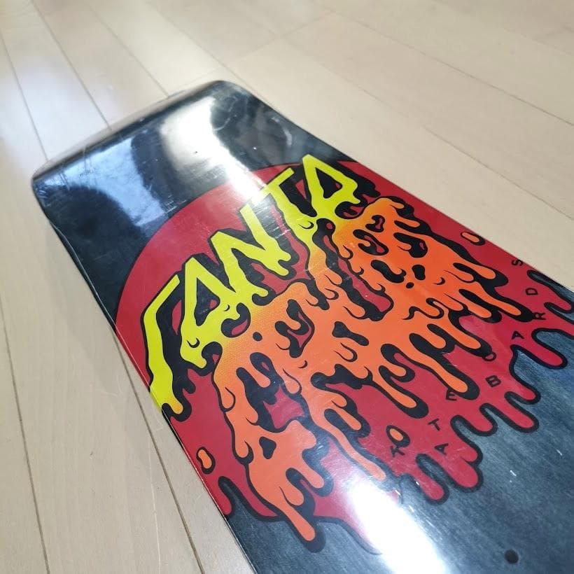 サンタクルーズ スケボーデッキ flame dot 定番ロゴ ８インチ