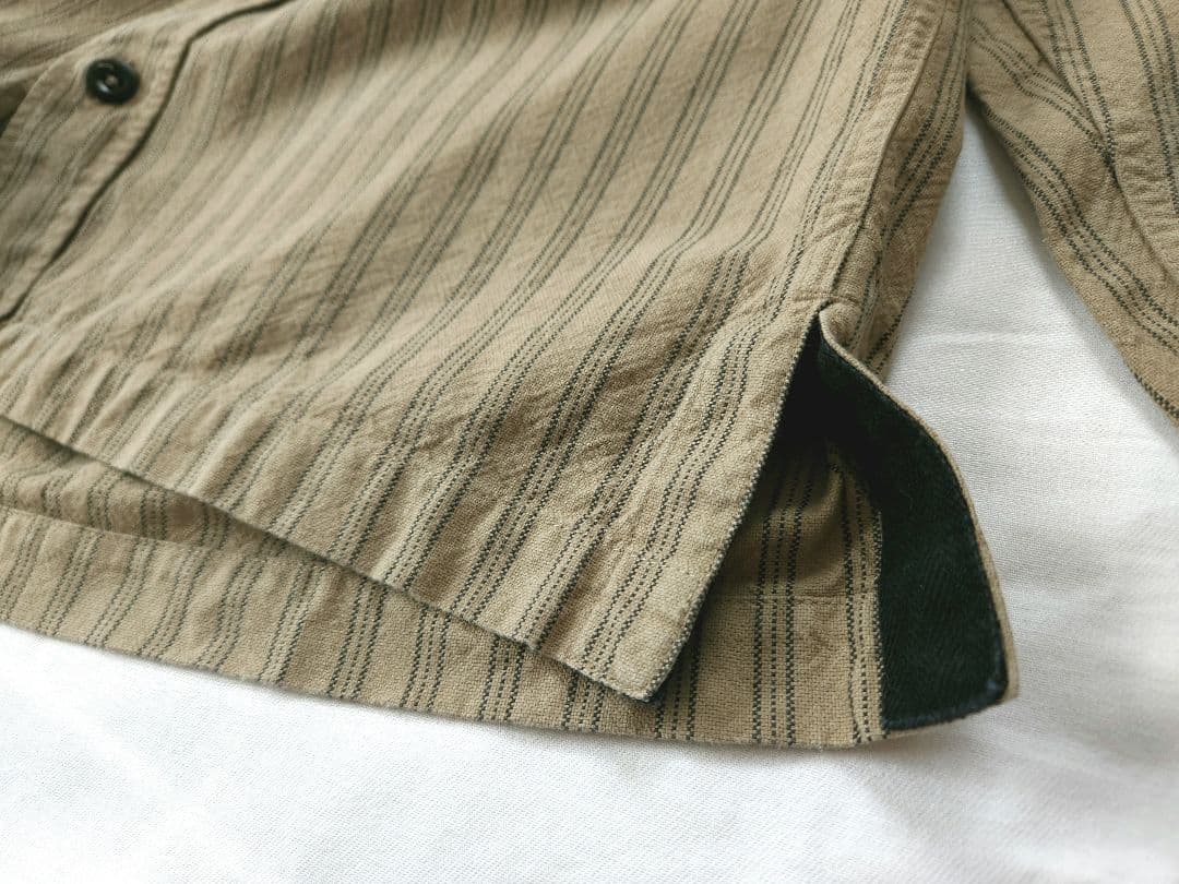 ◇ねこ様◇MARGARET HOWELL　MHL 　ノーカラー　シャツ