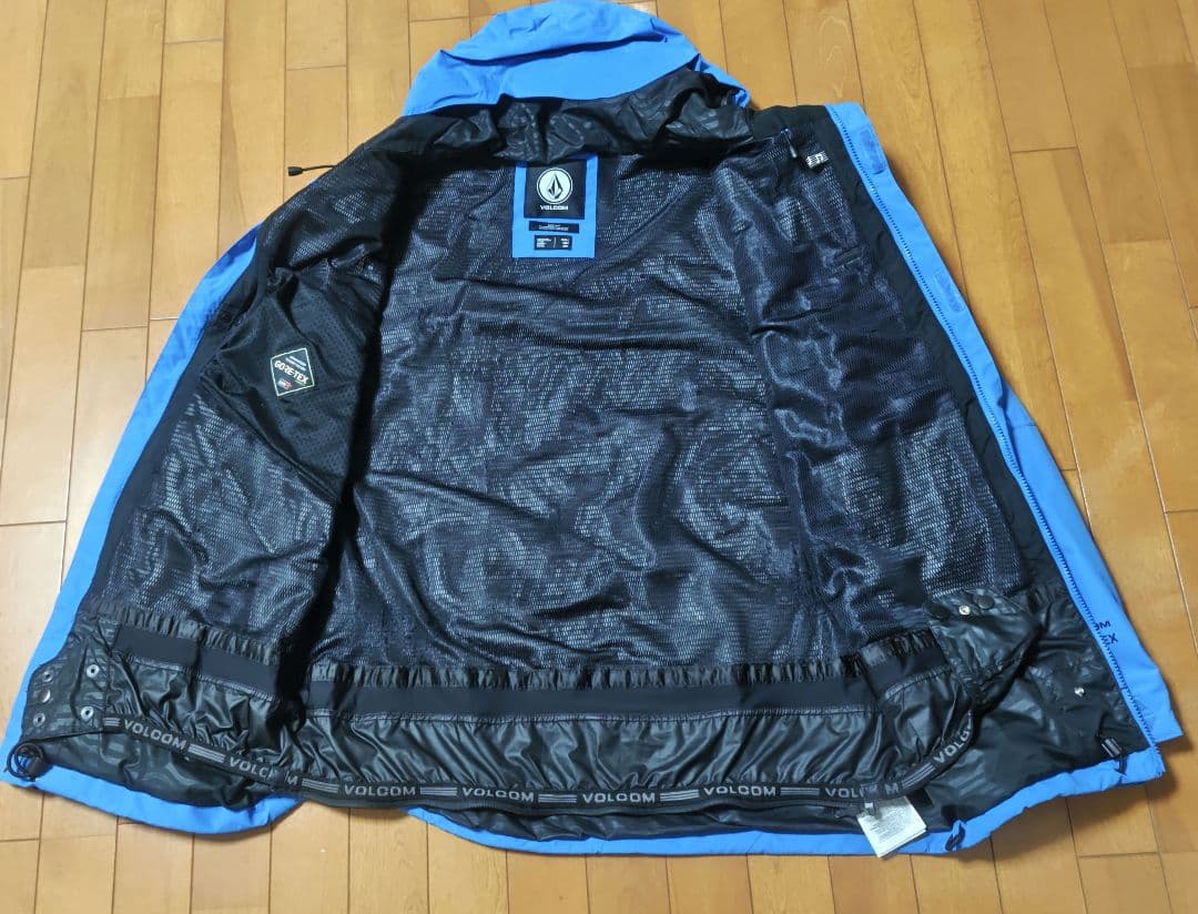 VOLCOM GORE-TEX ジャケット 青　サイズL