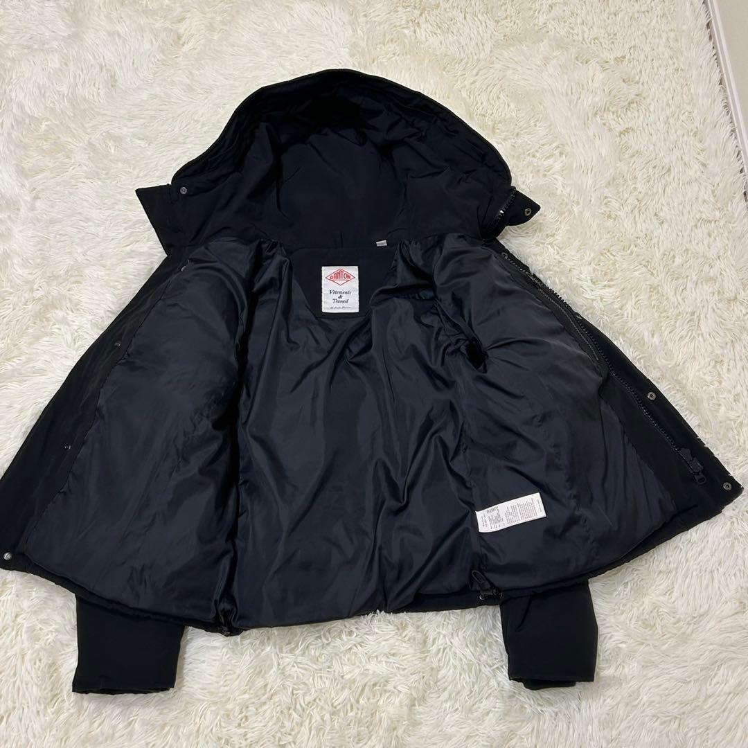 【美品】DANTON ダントン ショート ダウン ジャケット 黒 38