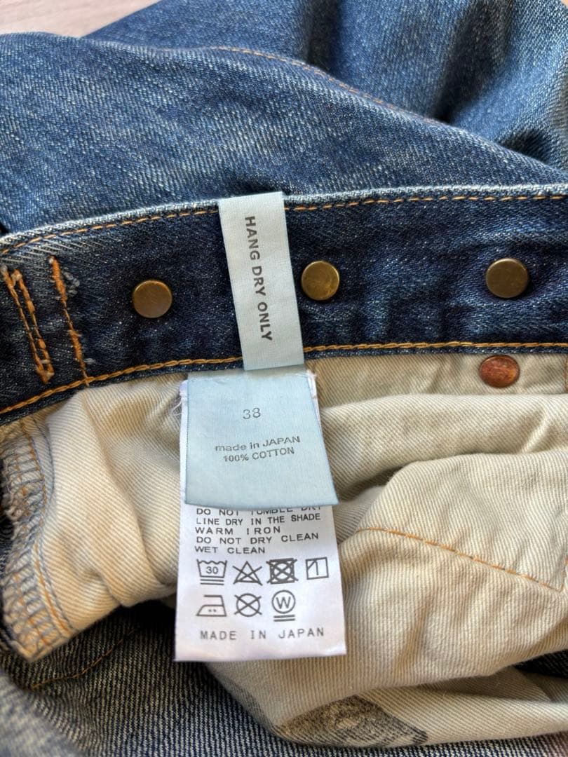 chimala ストレートデニム 38