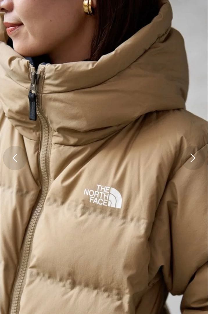 ノースフェイス　ビレイヤーパーカー xsベージュ