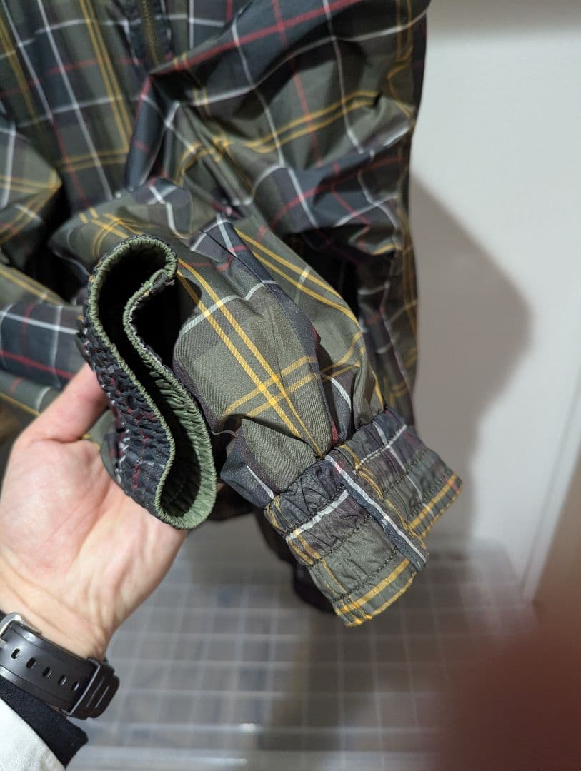Barbour タータンチェック リバーシブル　スイングトップ