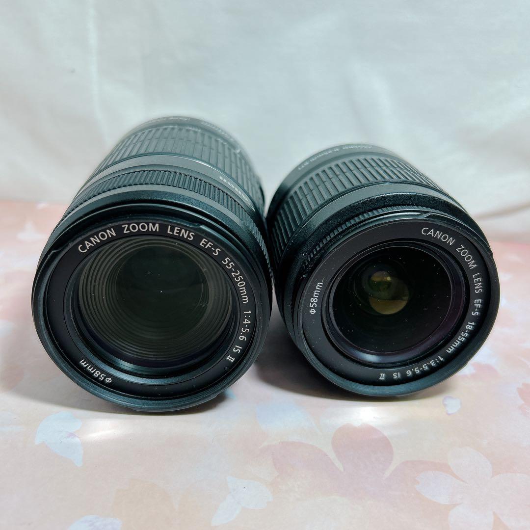 Canon EOS Kiss X5 レンズ2本セット 取説 キャノン 一眼レフ