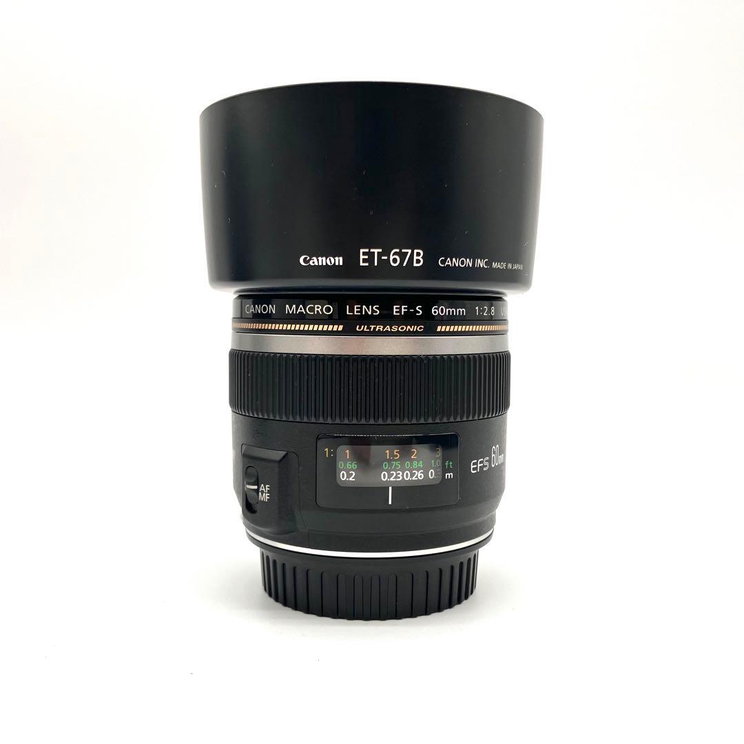 美品♪ Canon EF-S 60mm F2.8 USM MACRO