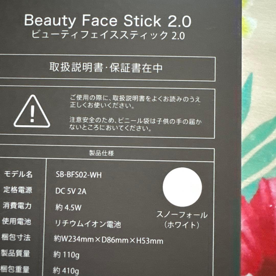 STELLA 美顔器 ホワイト USBケーブル付き