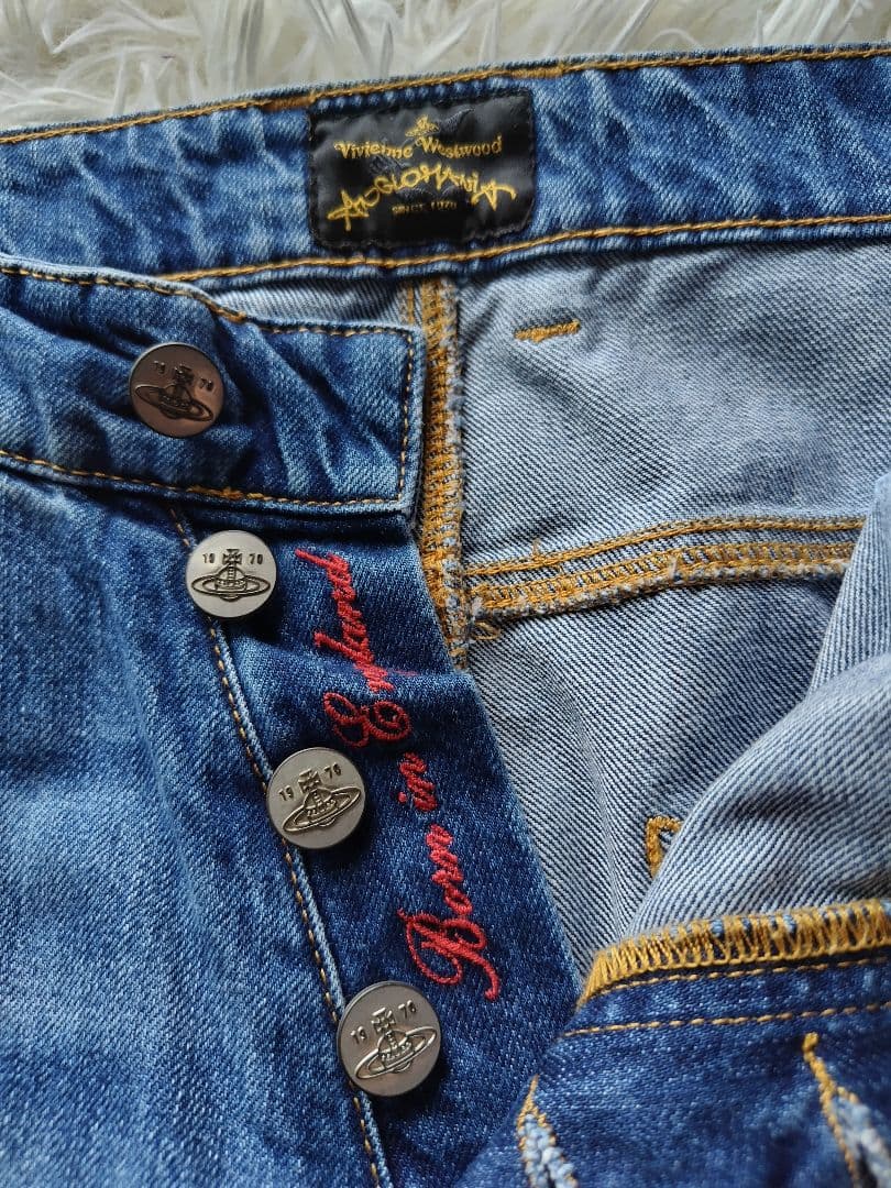 【希少】ヴィヴィアンウエストウッド ディストレスト マッカ ジーンズ
