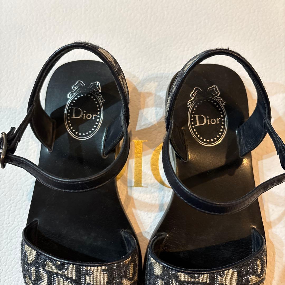 Dior 黒 サンダル 超美品　17cm