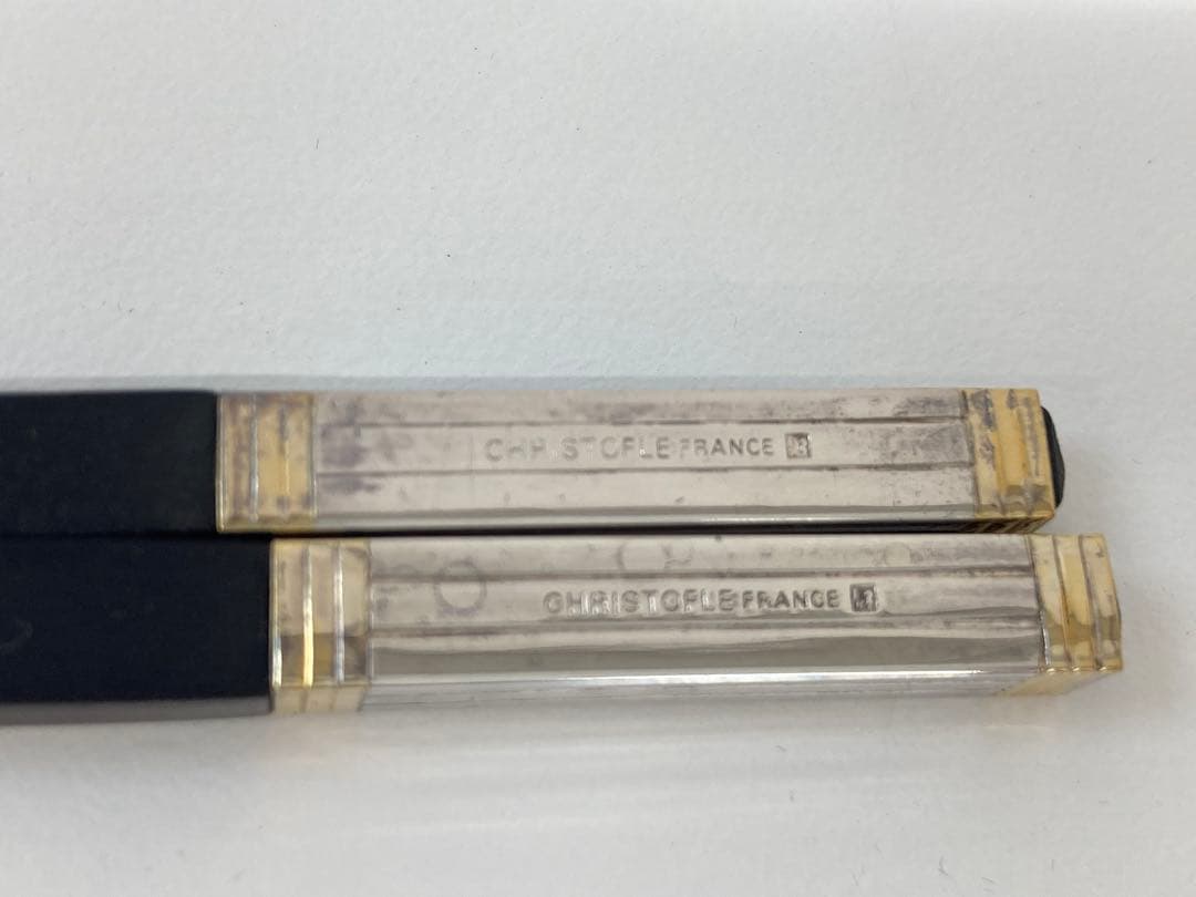 3点セットChristofle クリストフル 箸 おはし カトラリー 黒