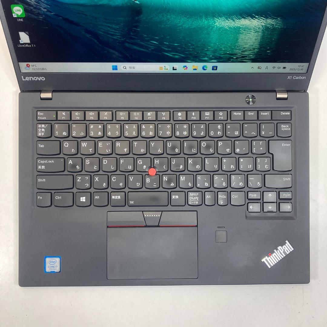 Lenovo ThinkPad X1 Carbon Gen5ノートパソコン i7