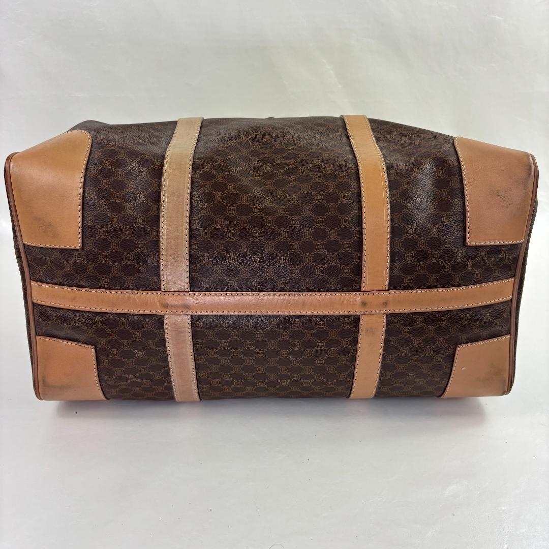 レザー ボストンバッグ ブラウン・ベージュ