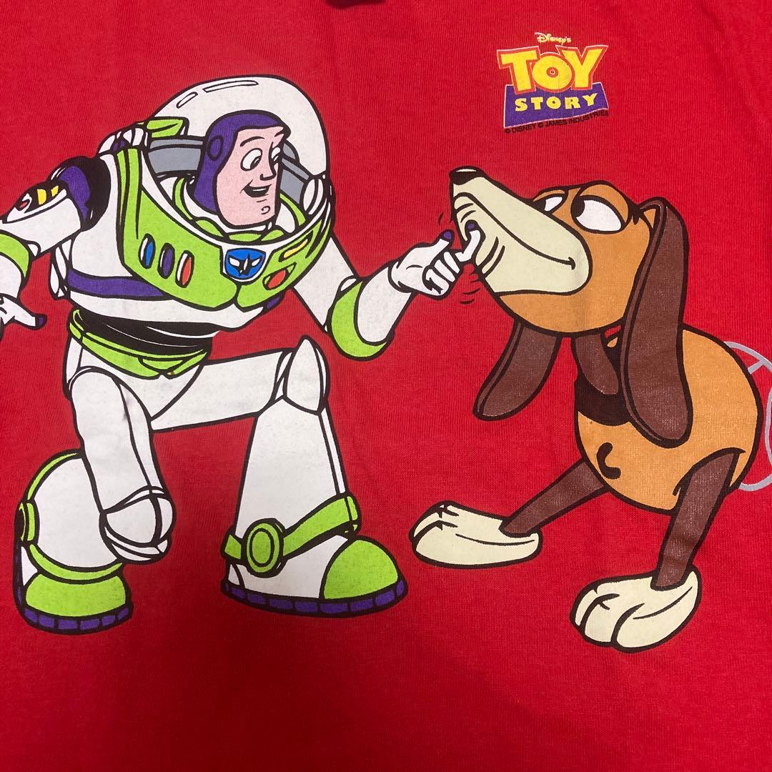 ヴィンテージ 古着　キッズ トイ・ストーリー Tシャツ 赤
