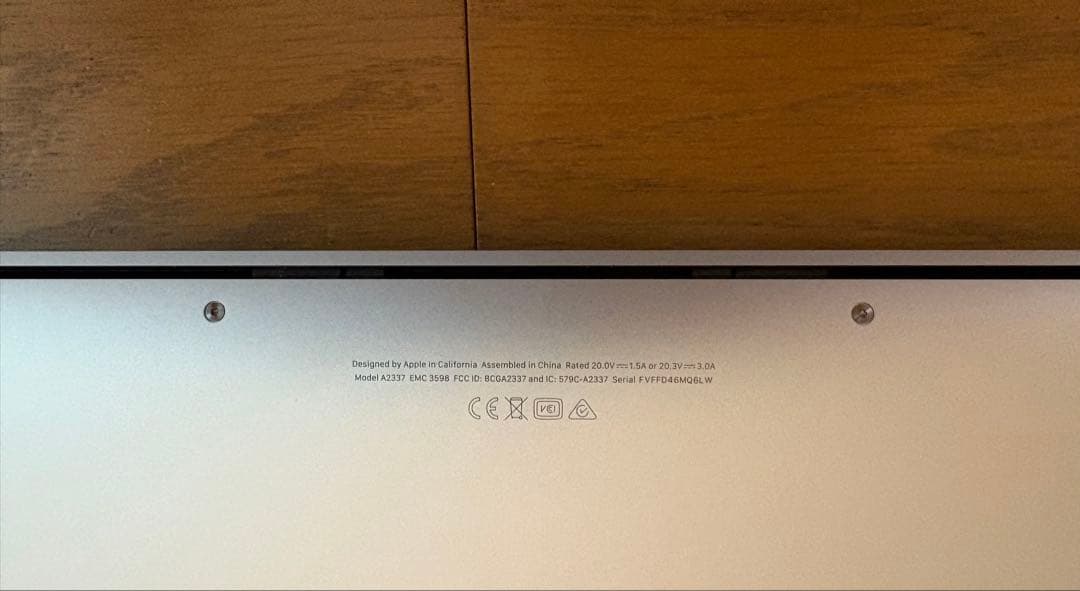 macbook air m1 USキーボード