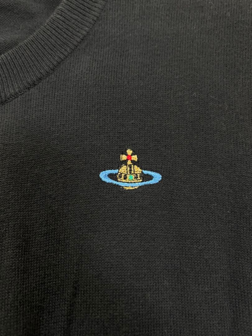 ヴィヴィアンウエストウッド カーディガン ジップアップ オーブ ブラック