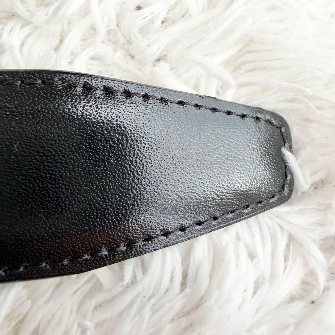 【新品未使用】ジャンニヴェルサーチ メデューサ　ベルト レザー グレカ ブラック