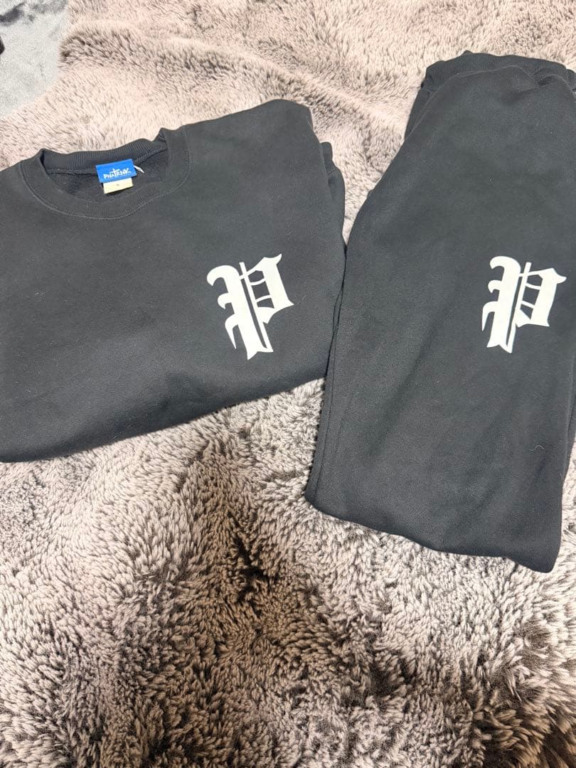 萩原恭平　PHATRNK ブラック スウェットセット　 完売品　入手困難Mサイズ