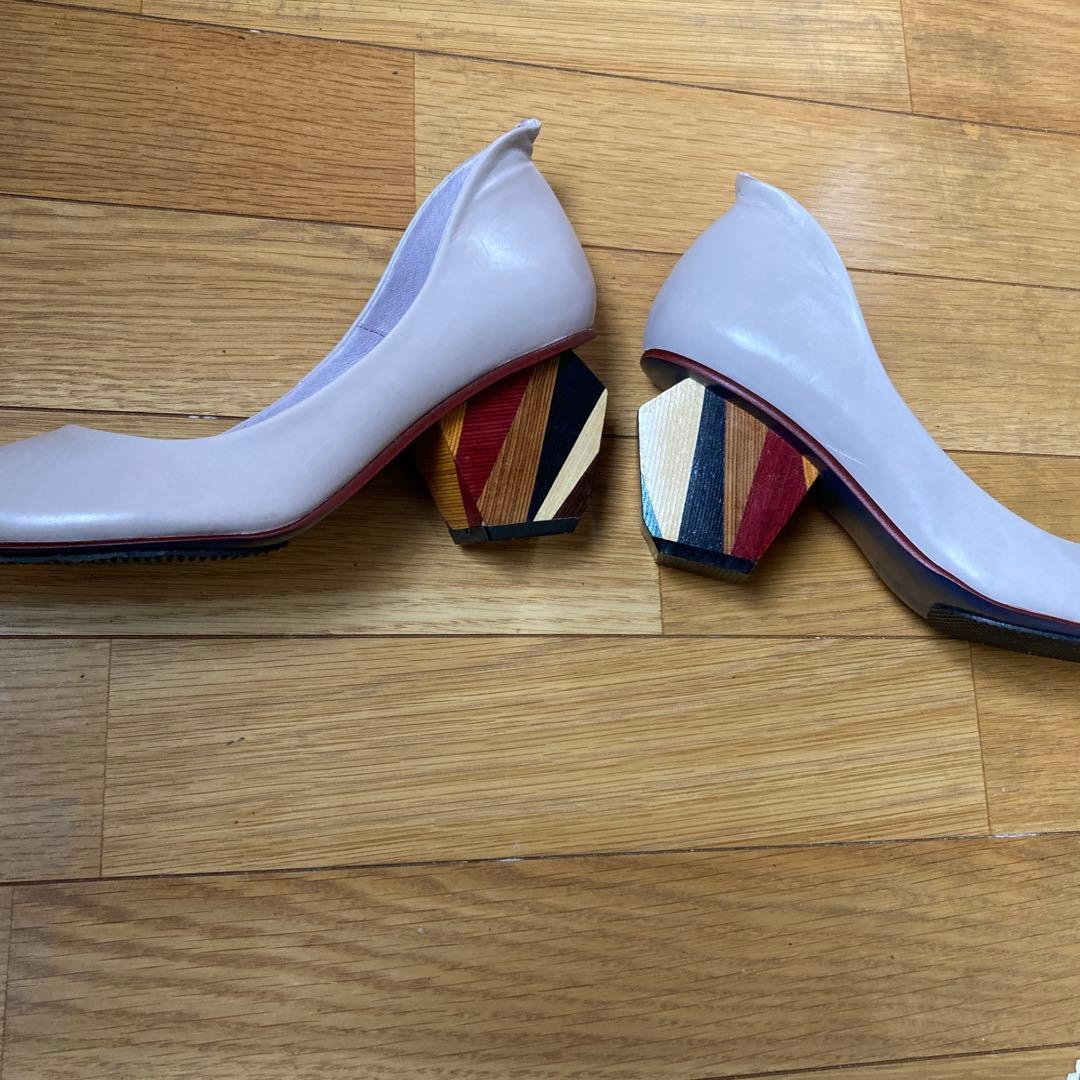 8日限定お値下げ　美品未使用MANAヒールが可愛いグレージュ37サイズ？
