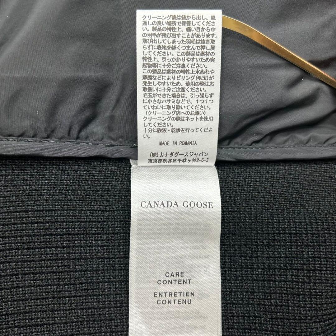 極美品   カナダグース ニットダウン 6830M