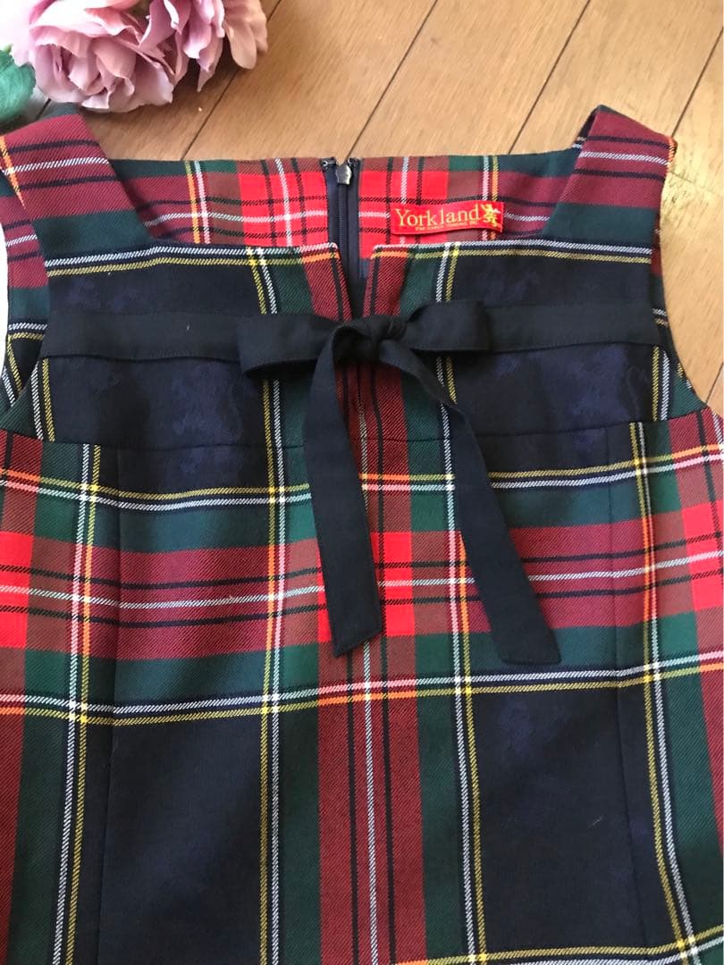 Yorklandヨークランド ライオン ジャガード　ウールワンピース ❤️チェック