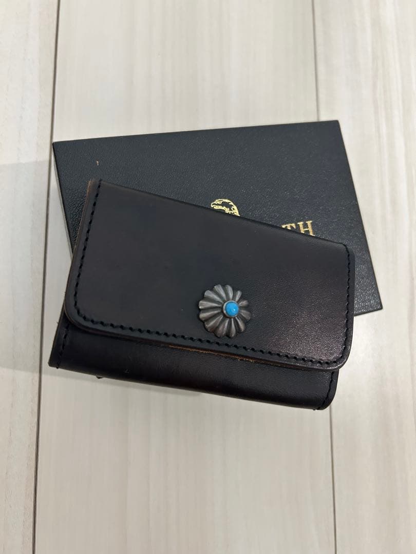 ラリースミス ターコイズ ケース 財布　箱&保証書付属