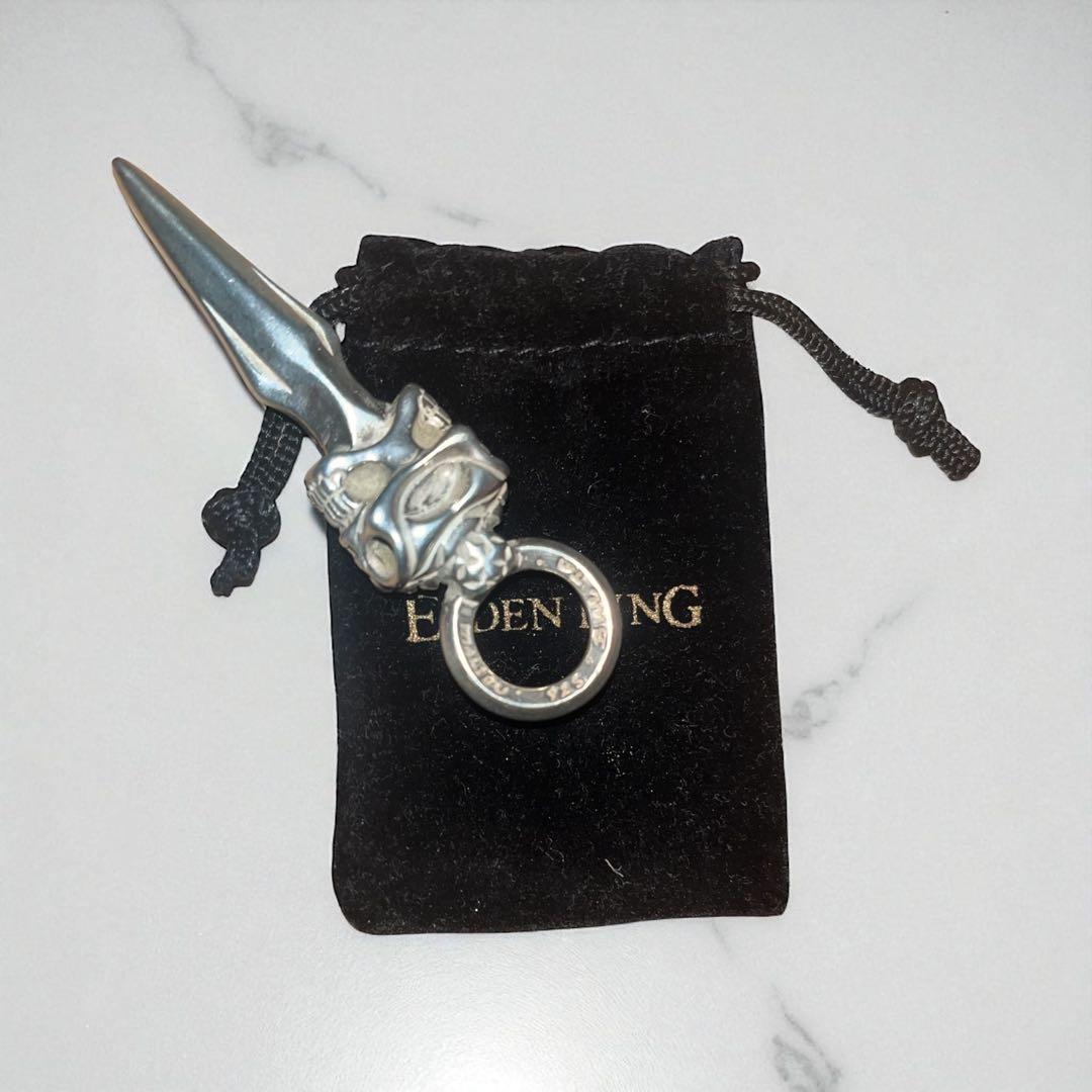 美品 ビルウォールレザー アルティメット ダブルスカルダガー ペンダント