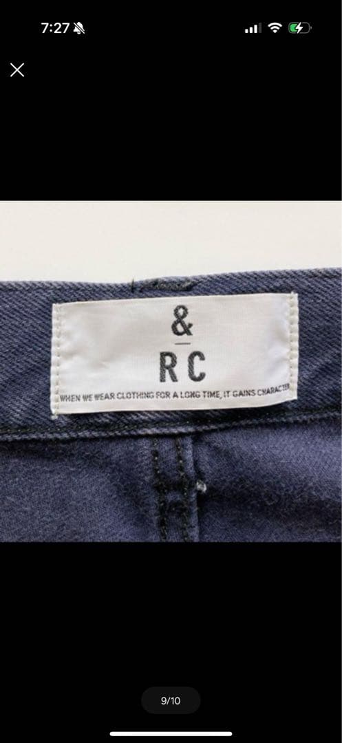 カレンソロジー ＜&RC＞ ストレッチデニム　ネイビーブラック　40