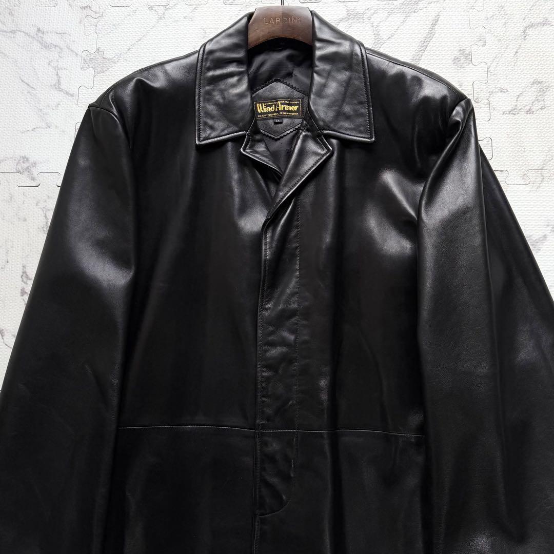Wind Armor ウィンドアーマー ラムレザー カーコート 羊革 LLサイズ