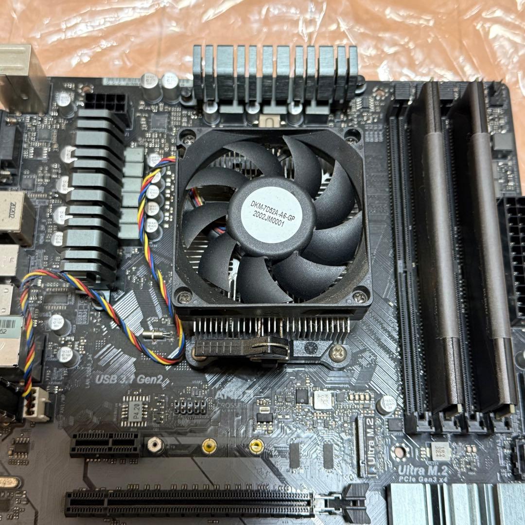 マザーボード ASRock B450 Pro4+Athlon 3000G+DDR4 16GB