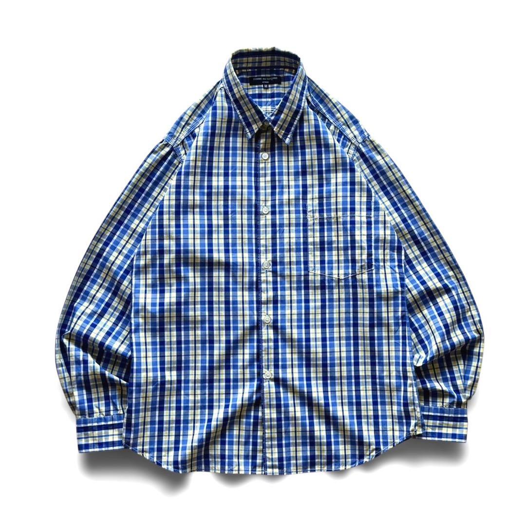 【00s 美品】COMME des GARCONS HOMME/三本針/シャツ