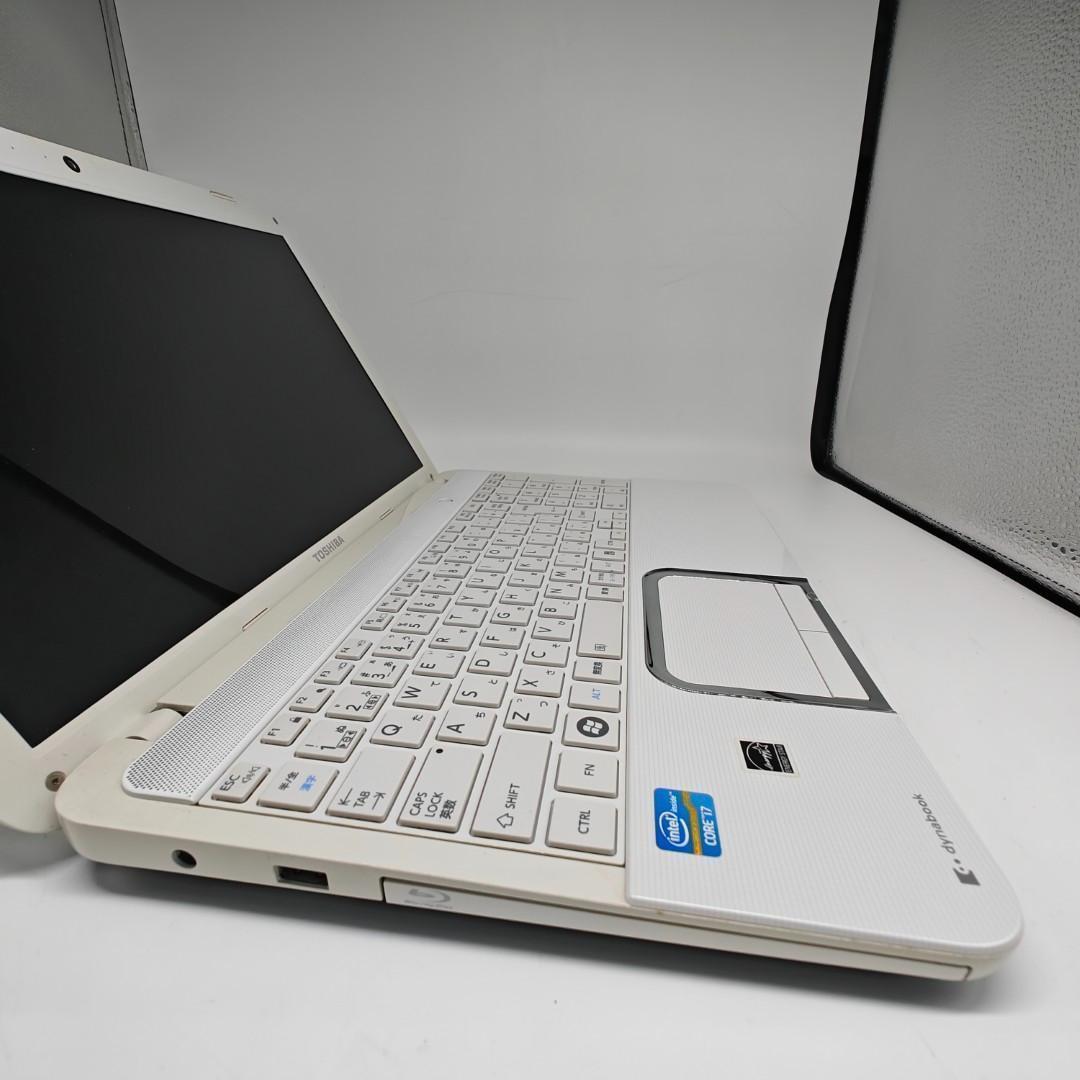 【東芝】T552 高速i7 SSD512GB 16GB ホワイト ノートPC