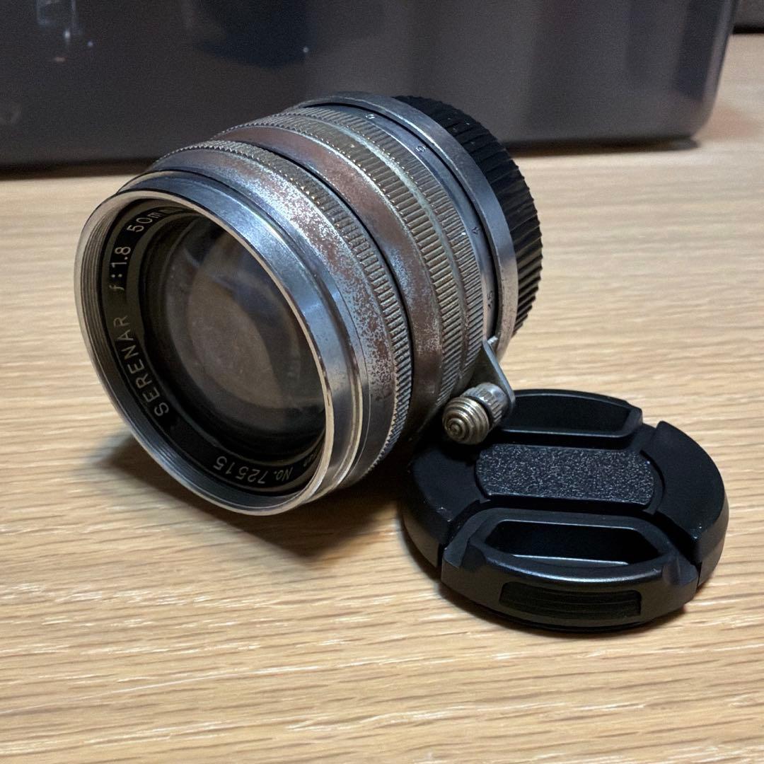 キヤノン Serenar 50mm f1.8 レンズ　L39