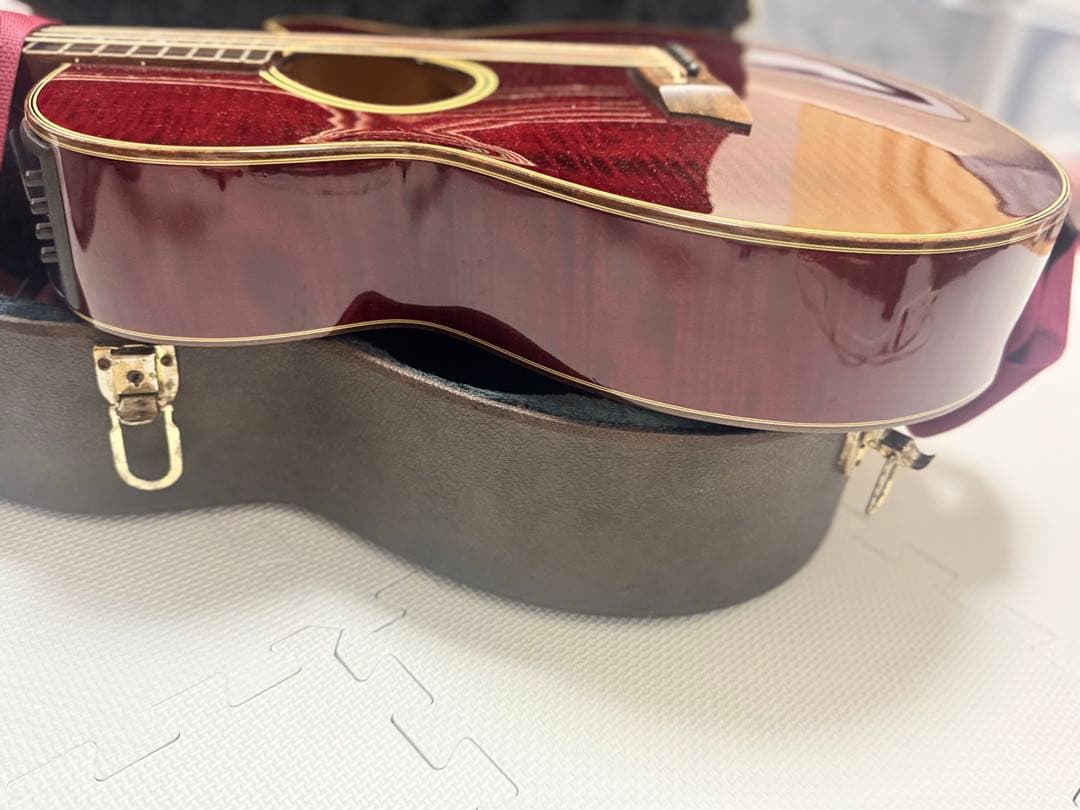 【美品】希少赤カラー Takamine エレアコ　NPT-115