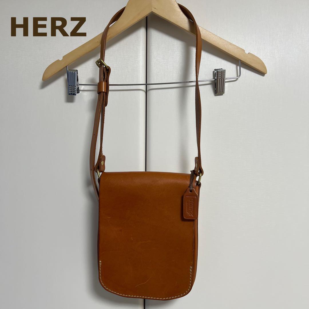 【美品】HERZ ヘルツ　鞄・カバン　ポシェット ショルダーバッグ