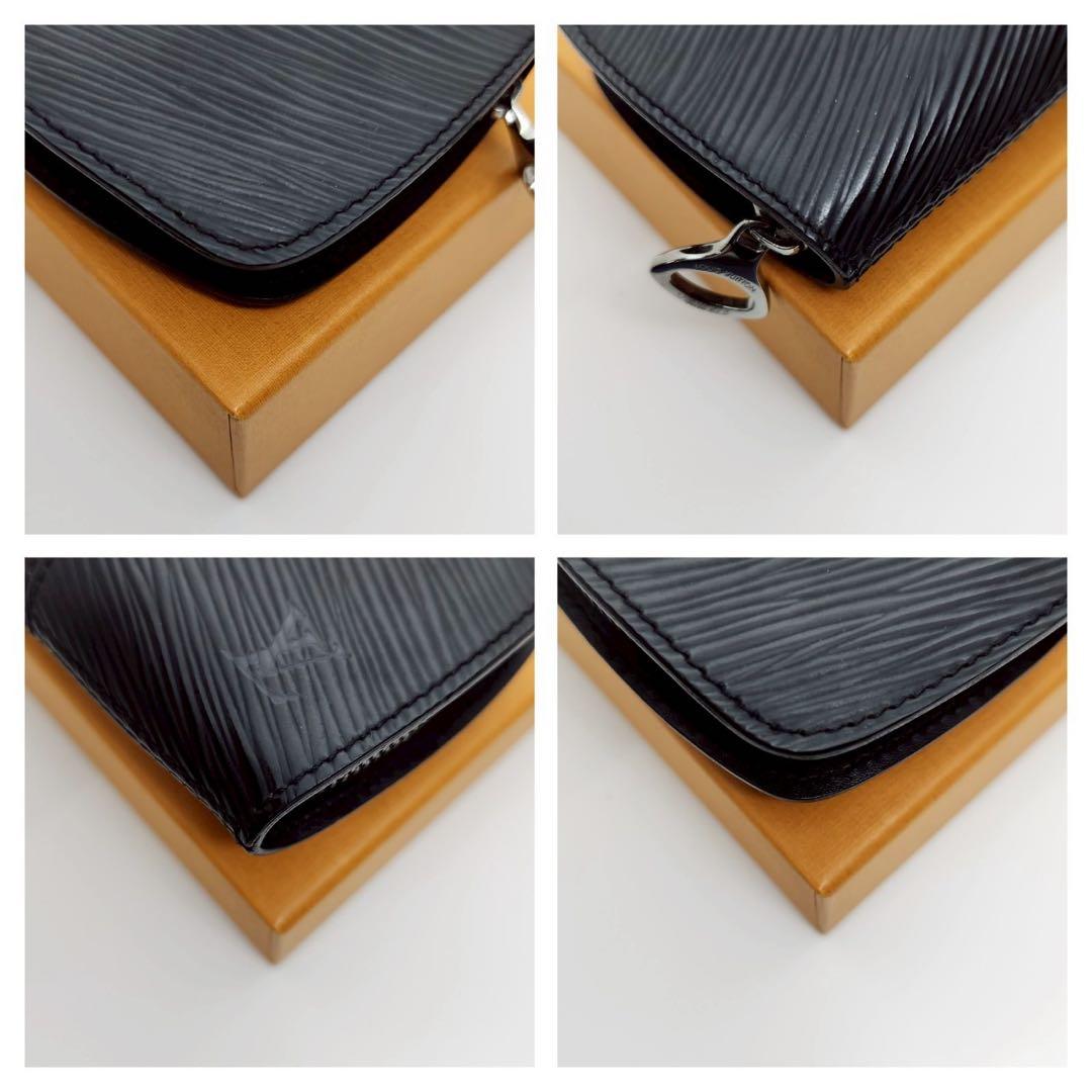 極美品 ルイヴィトン エピ ポルトフォイユ エピZ ケース ブラック