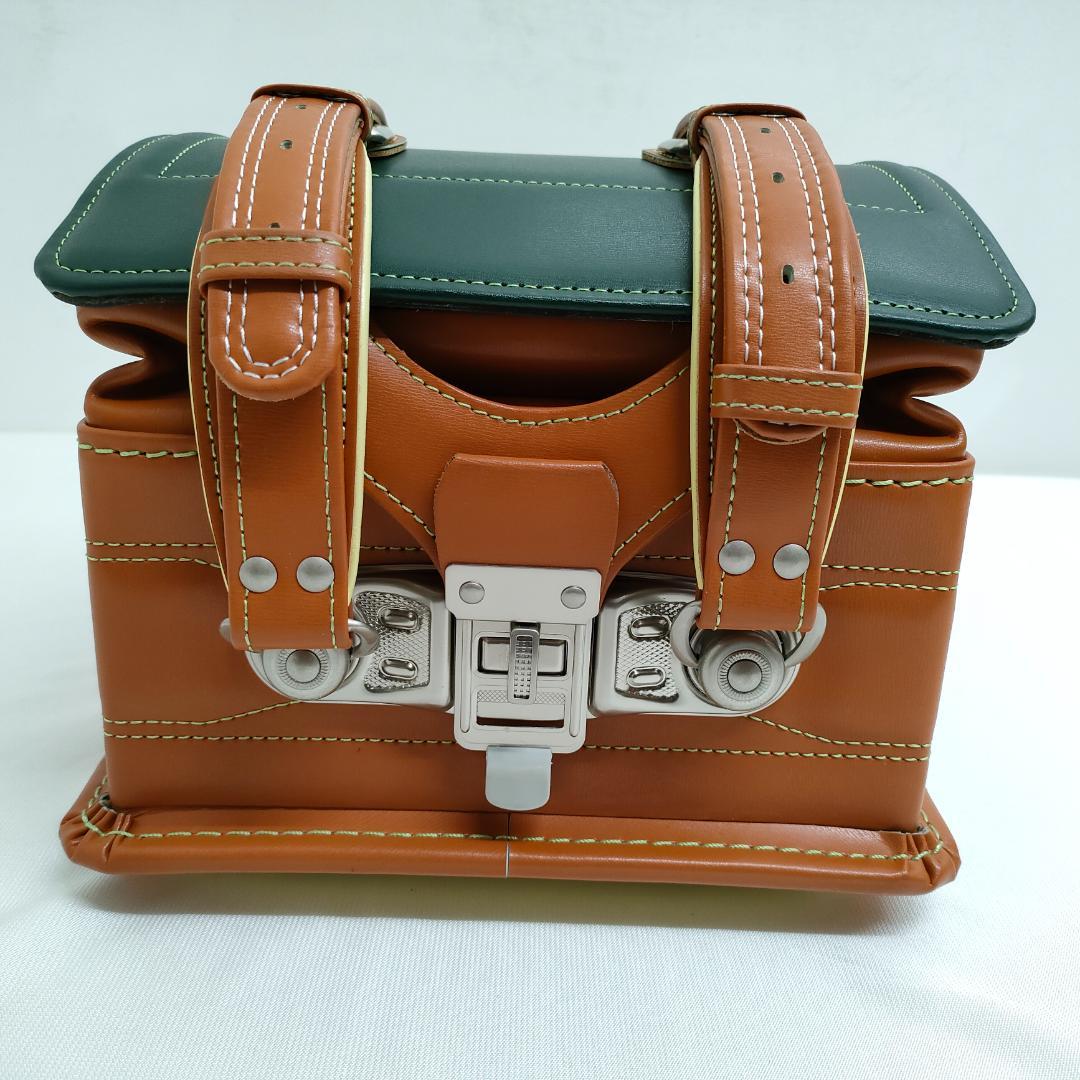 【未使用品】トヤマかばん店 牛革ボルサ ランドセル キャメル/モスグリーン