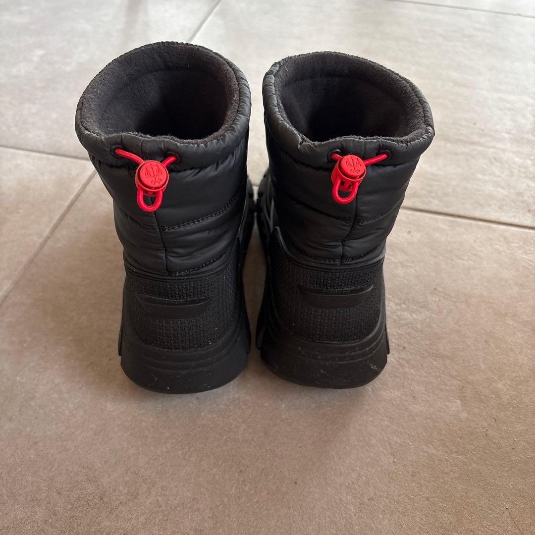 HUNTER レディース ショート スノーブーツ防寒シューズ black