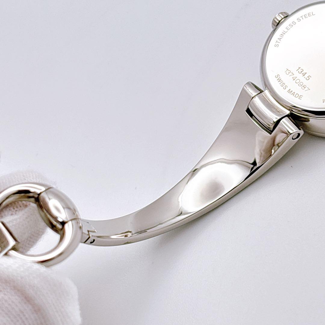 【極美品・電池新品・付属品】GUCCI 134.5 3P ダイヤ シェル