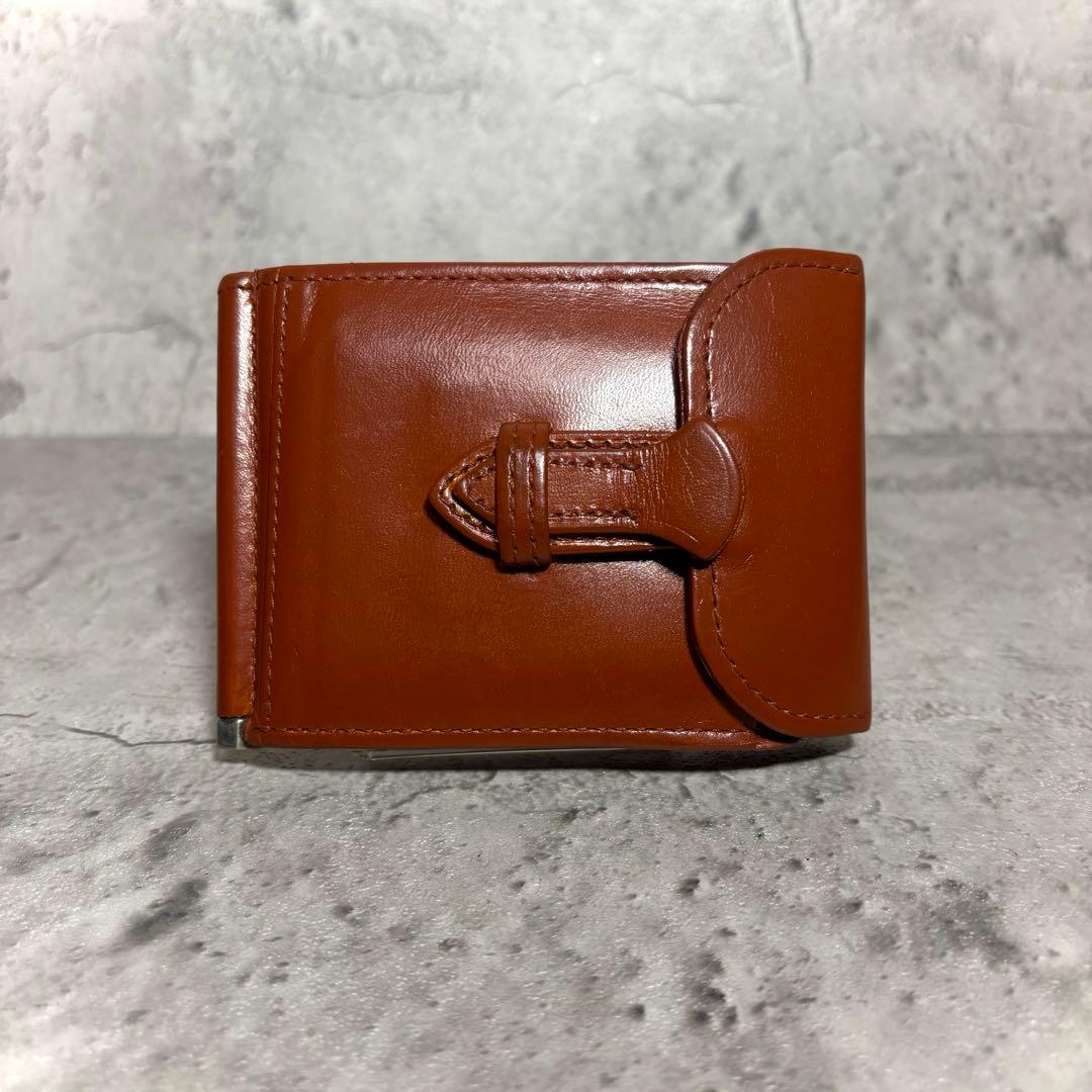 【オススメ！】ポーター ネイチャー NATURE マネークリップ 茶 レザー 革