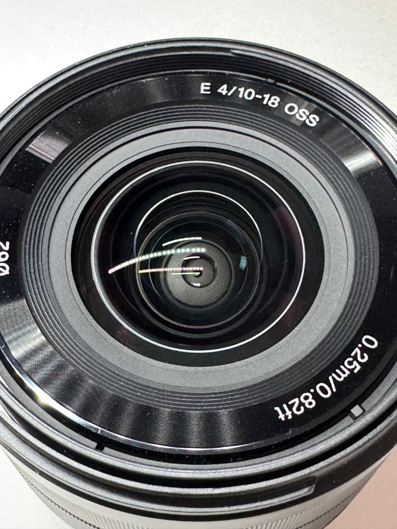 レンズ(ズーム) SONY E 10-18 F4 OSS SEL1018