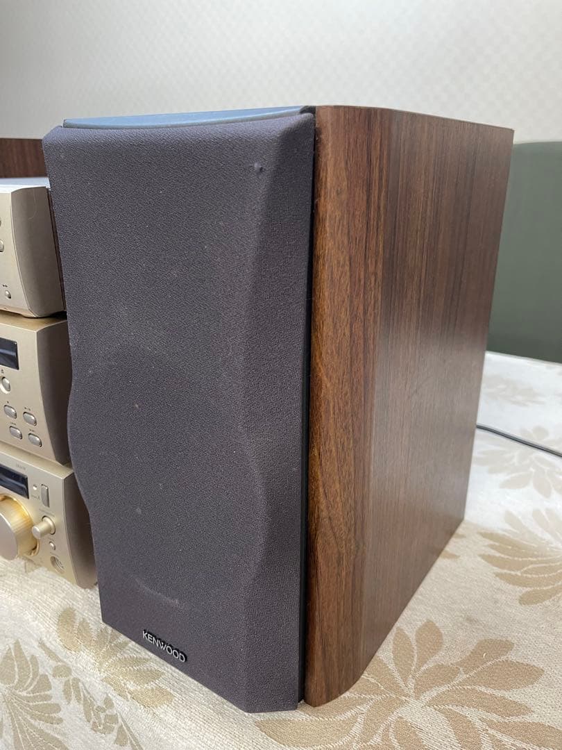 KENWOOD CD・カセットデッキ ゴールド ジャンク