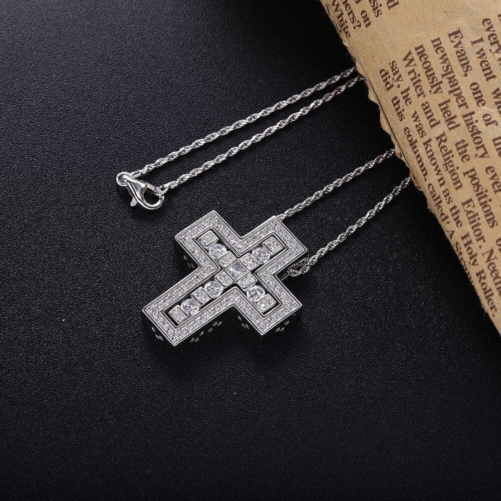 クロスネックレスシルバー 45cm※DAMIANI ダミアーニ ベルエポック風