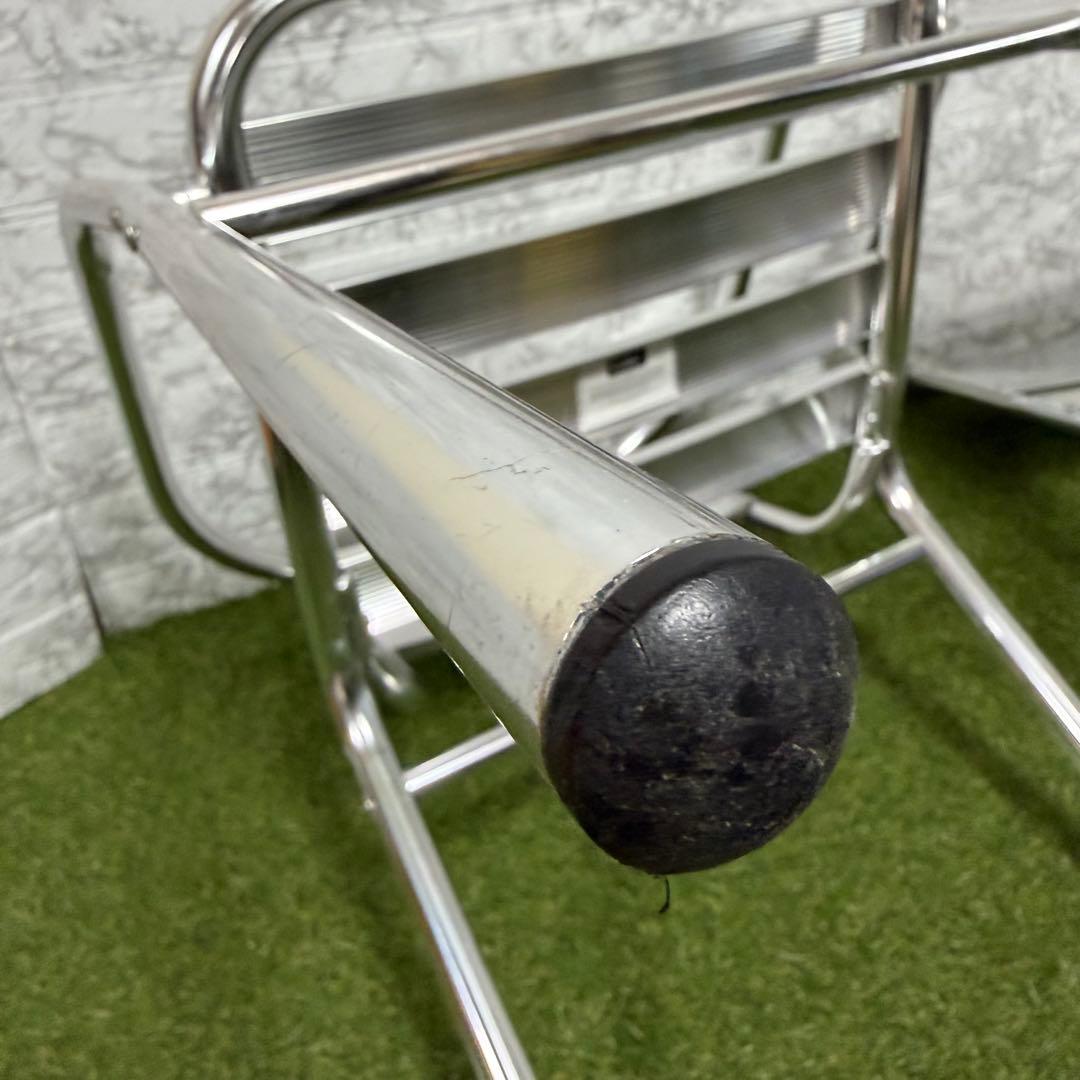 非売品　CocaCola コカコーラ　アルミチェア　2脚セット　シングル　肘掛け